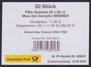 VPA für 50 Stück - Type II