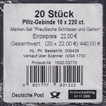 VPA für 20 Stück - Type III