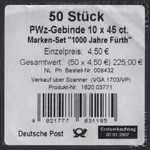 VPA für 50 Stück (Type III a)