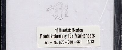 (VPA für Werbedummy für MH 95)