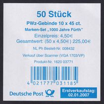 VPA für 50 Stück (Type I)