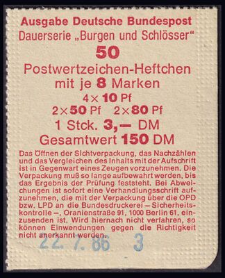 Blisterdeckel für Bund MH 24 f-n