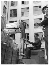 Anlieferung bei der Bundesdruckerei